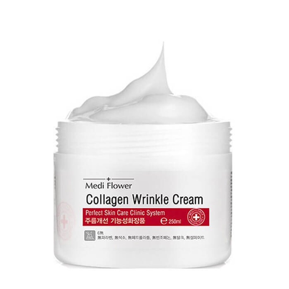Крем для лица с коллагеном MEDI FLOWER Cream Collagen Wrinkle 250 мл