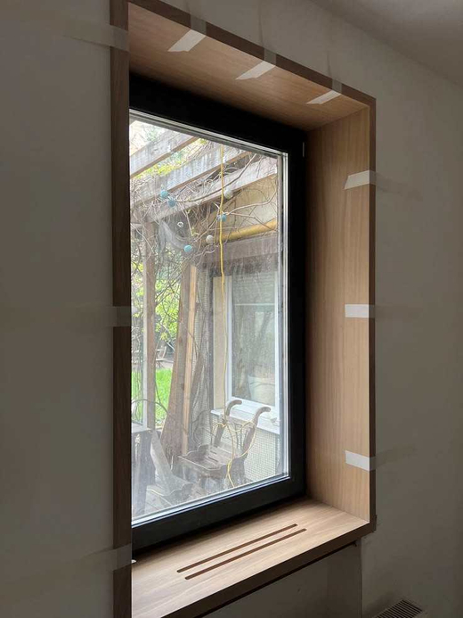 Откосы из искусственного и натурального камня, керамогранита, МДФ панелей