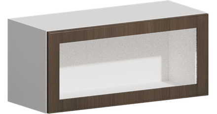 Кухня Модуль ШВГС 800 Графит / Дуб французский