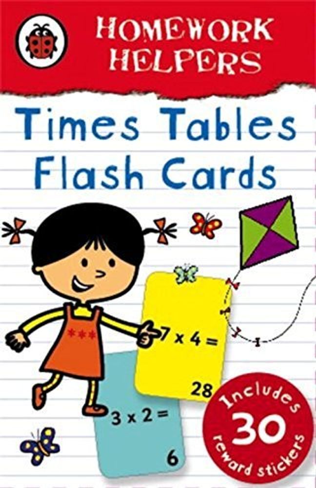 Times Table flash cards