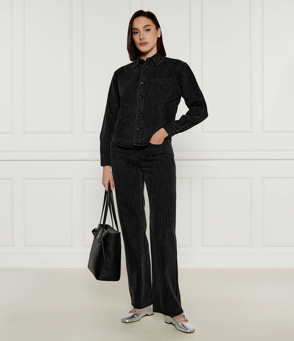 Джинсовая куртка Desigual - черный(24WWED22)