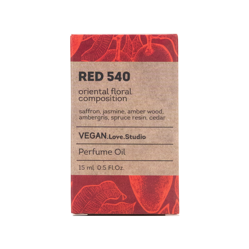 Парфюмерное масло VEGAN.Love.Studio Red 540 (Веган Лав Студио Рэд 540) – 15ml for women