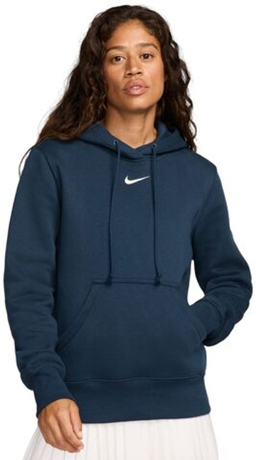 Женская Кофта теннисная Nike Sportwear Phoenix Fleece - небесный