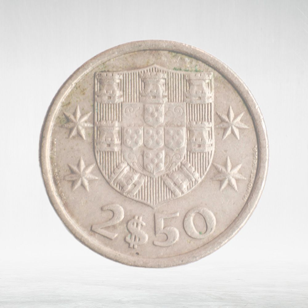 Portugal, 2.50 Escudos, 1978, VF