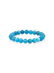 Браслет из бусин апатита