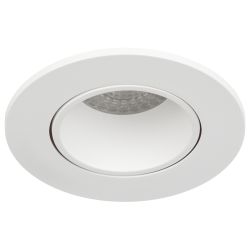 Встраиваемый светильник декоративный ЭРА KL90 WH MR16/GU5.3 белый, пластиковый | Декоративные встраиваемые светильники