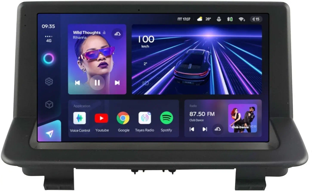 Магнитола Audi Q3 2011-2019 (рамка 9) - Teyes CC3 на Android 10, QLED, ТОП процессор, 4Гб+32Гб, CarPlay, 4G SIM-слот