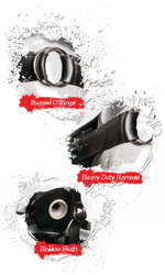 Полый страпон Extreme Hollow Strap-On чёрного цвета - 25 см. (Цвет: черный)