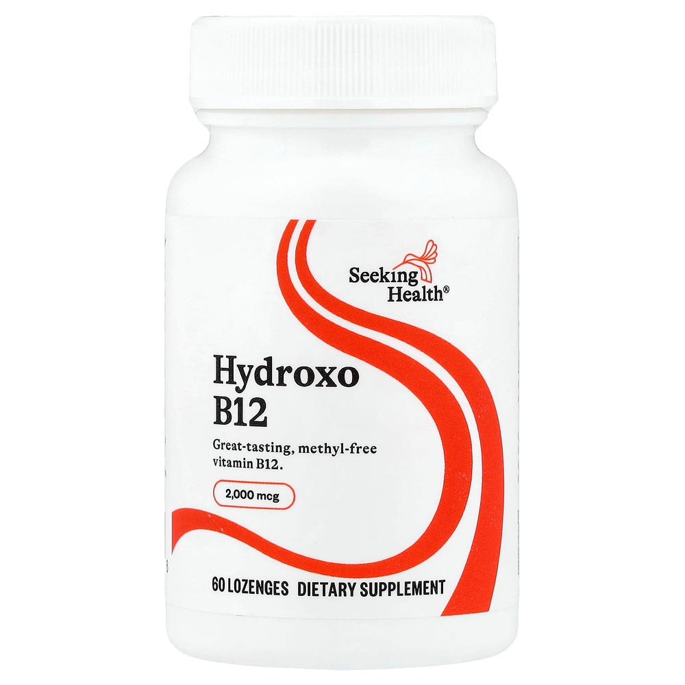 Seeking Health, Hydroxo B12, 2000 мкг, 60 пастилок