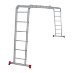 ЛЕСТНИЦА-ТРАНСФОРМЕР НОВАЯ ВЫСОТА 4Х6 АЛЮМИНИЕВАЯ ПРОФЕССИОНАЛЬНАЯ NV 3320