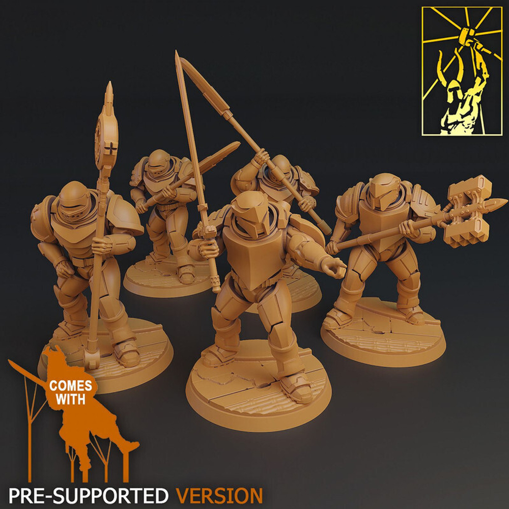 Grand Alliance Order Stormcast Eternals Retributors 1 шт. миниатюра для dnd, днд, pathfinder, фентези, Настольная игра, НРИ, Варгейм, РПГ