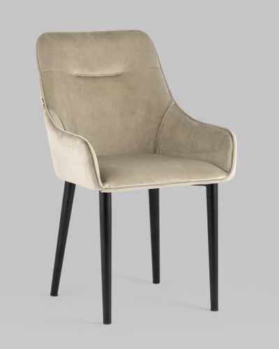 Стул Джоан велюр бежевый