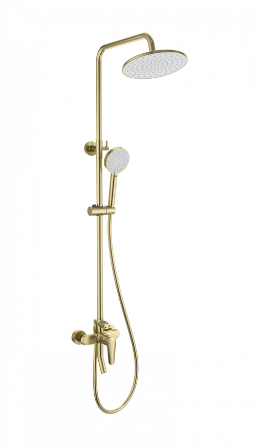 Душевая система WONZON & WOGHAND, Брашированное золото (WW-B2168-A-BG)