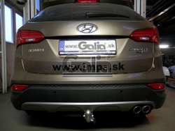 Фаркоп оцинкованный Galia H091C для Hyundai Santa Fe 2012-2018, Kia Sorento 2012-2015, 2015-(паспорт и сертификат в комплекте)(без электрики)