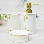 Набор для ванной 3 предмета, фарфор, 146-026