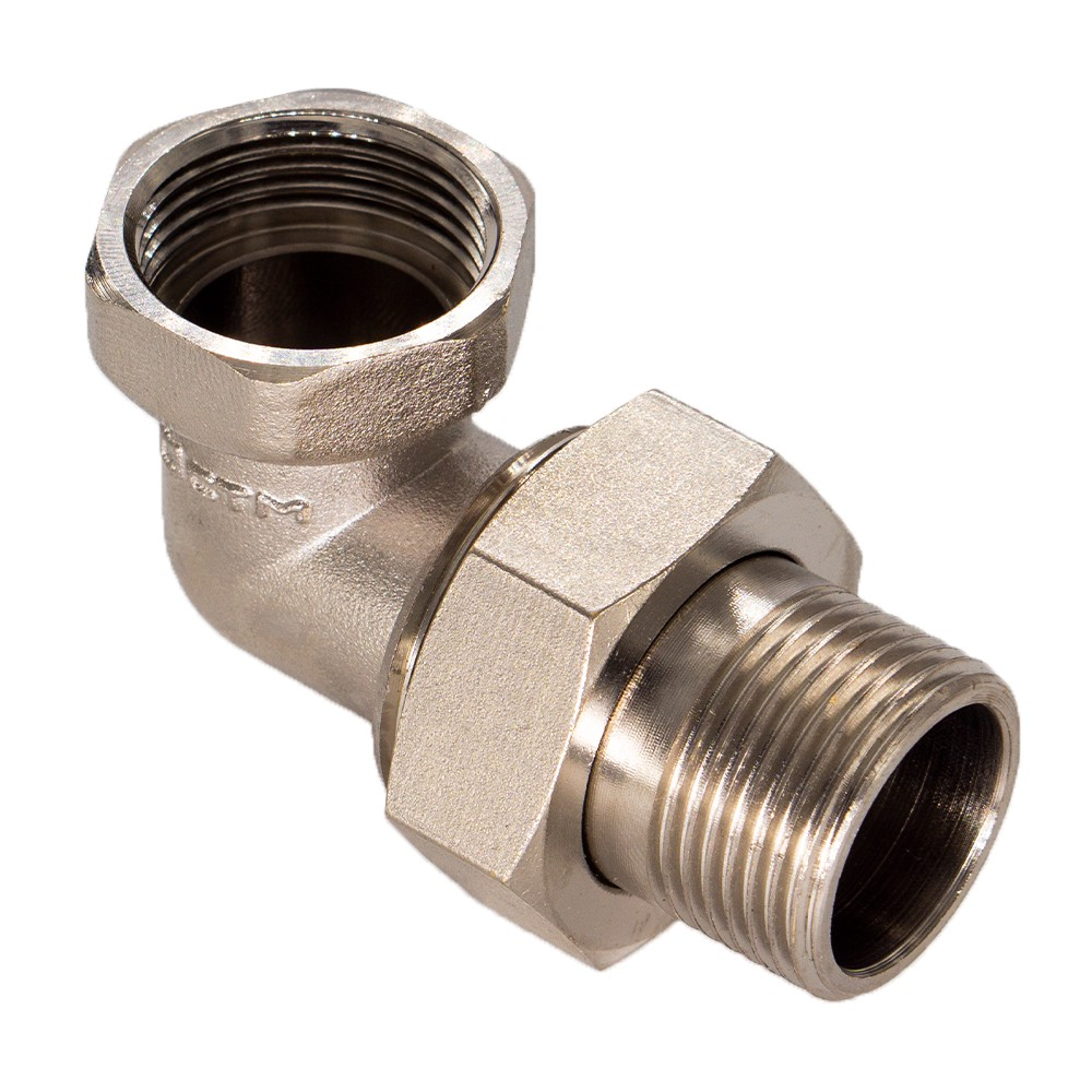 Соединитель СТМ с накид. гайкой угловой г/ш 3/4"