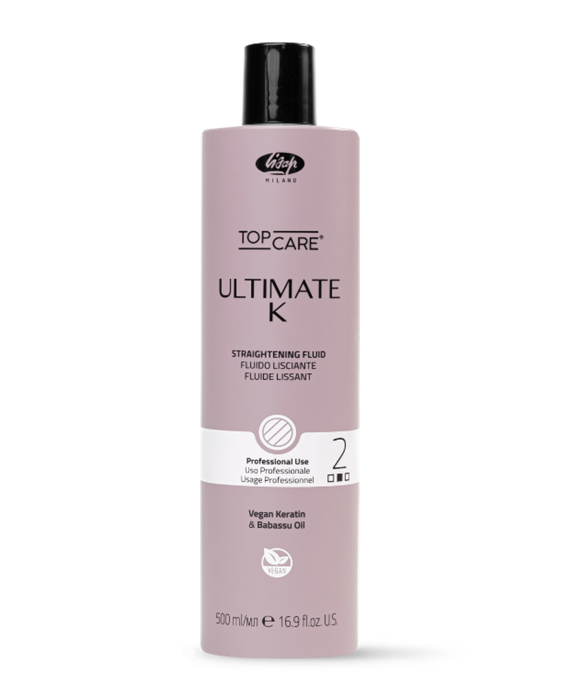 Выпрямляющий флюид ШАГ 2 для вьющихся и непослушных волос - Ultimate K 500 мл Выпрямляющий флюид ШАГ 2 для вьющихся и непослушных волос - Ultimate K 500 мл