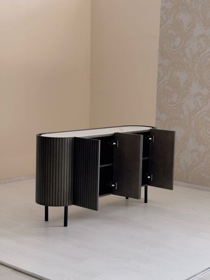 DRAGON, Комод, керамика матовая, цвет дуб с патиной