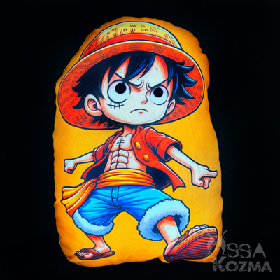 Декоративная подушка с Луффи из «Ван Пис»