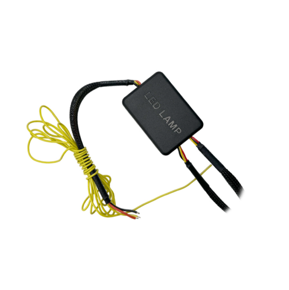 Бленда (маска) для линз 3.0 дюйма с DRL RGB-цвет U-образная (комплект, 2шт)