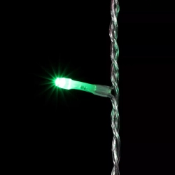 Светодиодный занавес 2*3 м., 600 разноцветных LED ламп, прозрачный провод ПВХ, LTC (PCL602-10-2M)