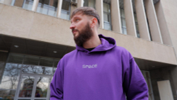 Худи SPACE OverSize Фиолетовый