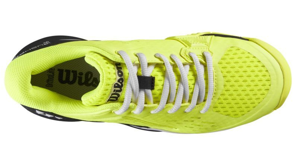 детские Кроссовки теннисные Wilson Rush Pro Ace JR - safety yellow/black/white