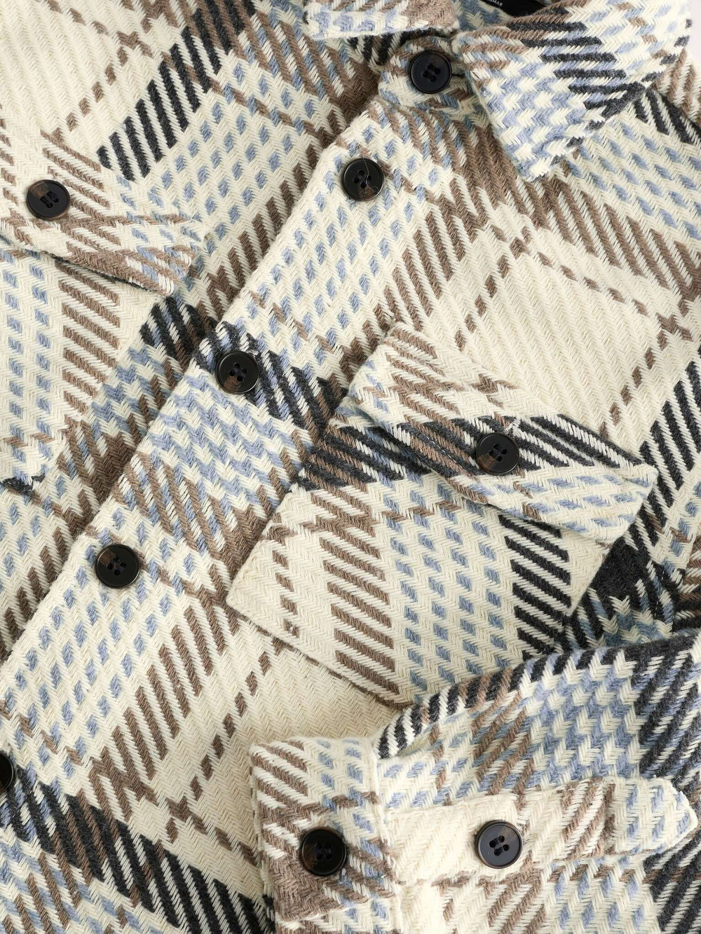 Рубашка для мальчика Next 585-255, Бежевый, Коричневый