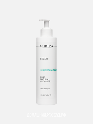 Натуральный очищающий гель для всех типов кожи Fresh Pure & Natural Cleanser, Christina, 300 мл