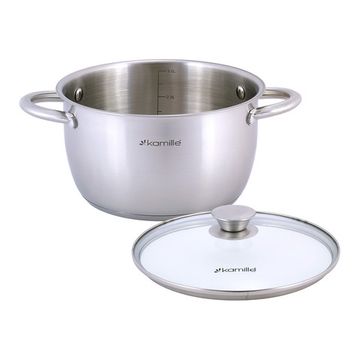 Кастрюля 3 л. из нержавеющей стали Kamille KM-4902