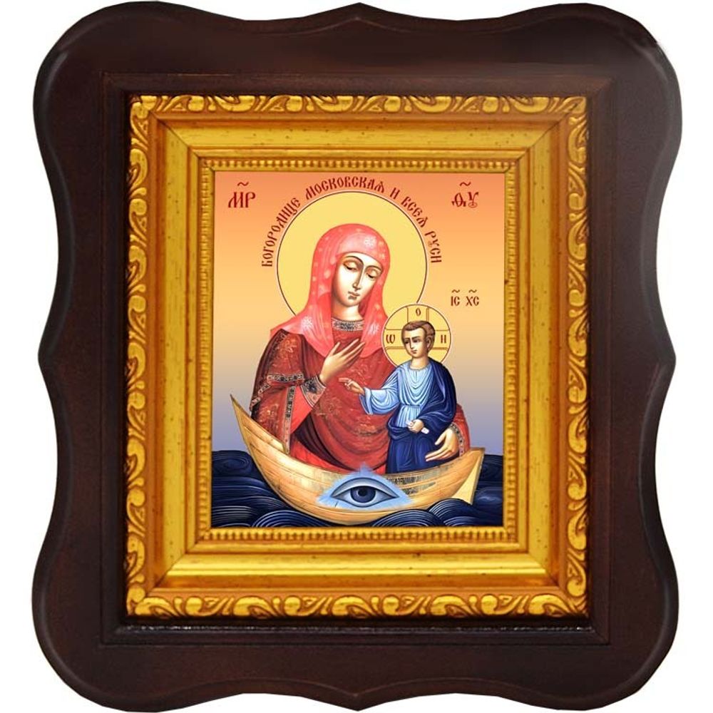 Богородица Московская Всея Руси. Икона на холсте.