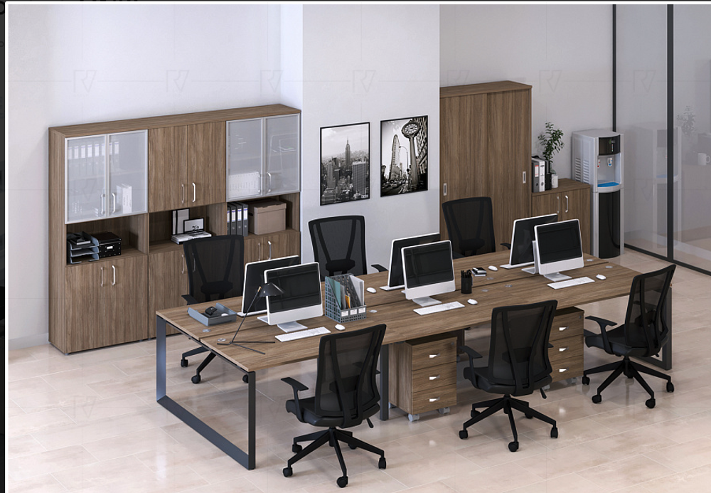 Стол-приставка двойной к опорным элементам 1475 Onix