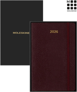 Еженедельник Moleskine PRECIOUS & ETHICAL MAMBA Large 130х210мм обложка экокожа 144 стр бургунди (DSPRETF3712WN3)