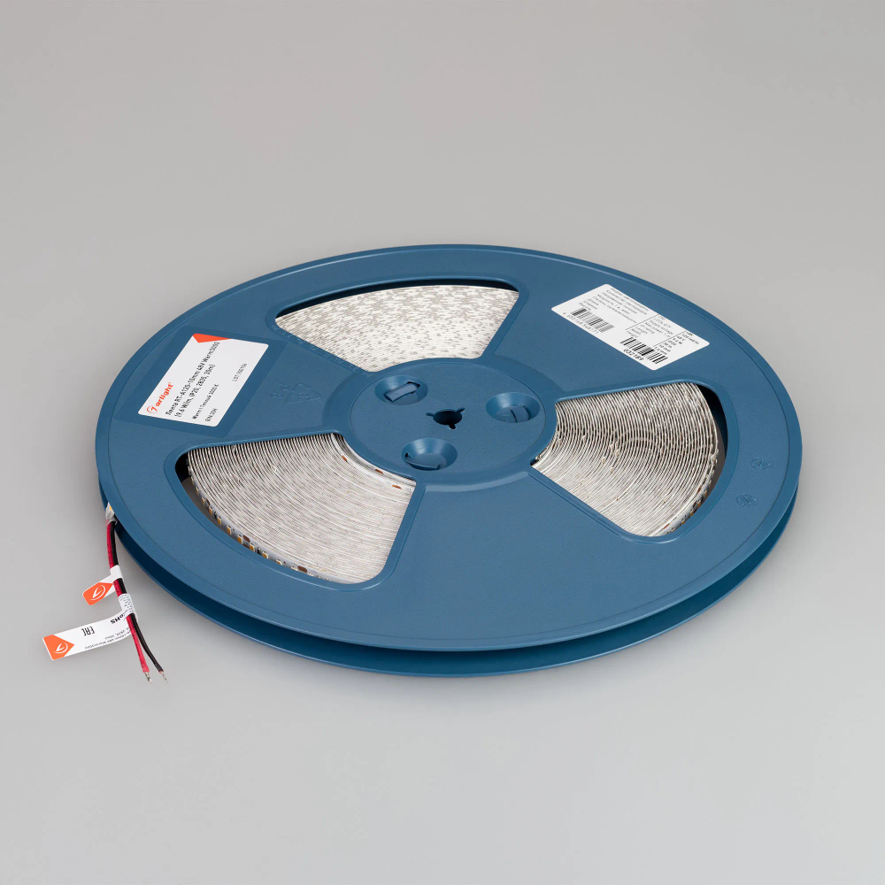 Светодиодная лента RT-A120-10mm 48V Warm3000 (9.6 W/m, IP20, 2835, 30m) (Arlight, Открытый) 032189
