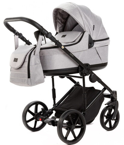 Детская коляска Adamex Locco Light 2 в 1 LL-TK01 TIP (СВЕТЛО-СЕРЫЙ)