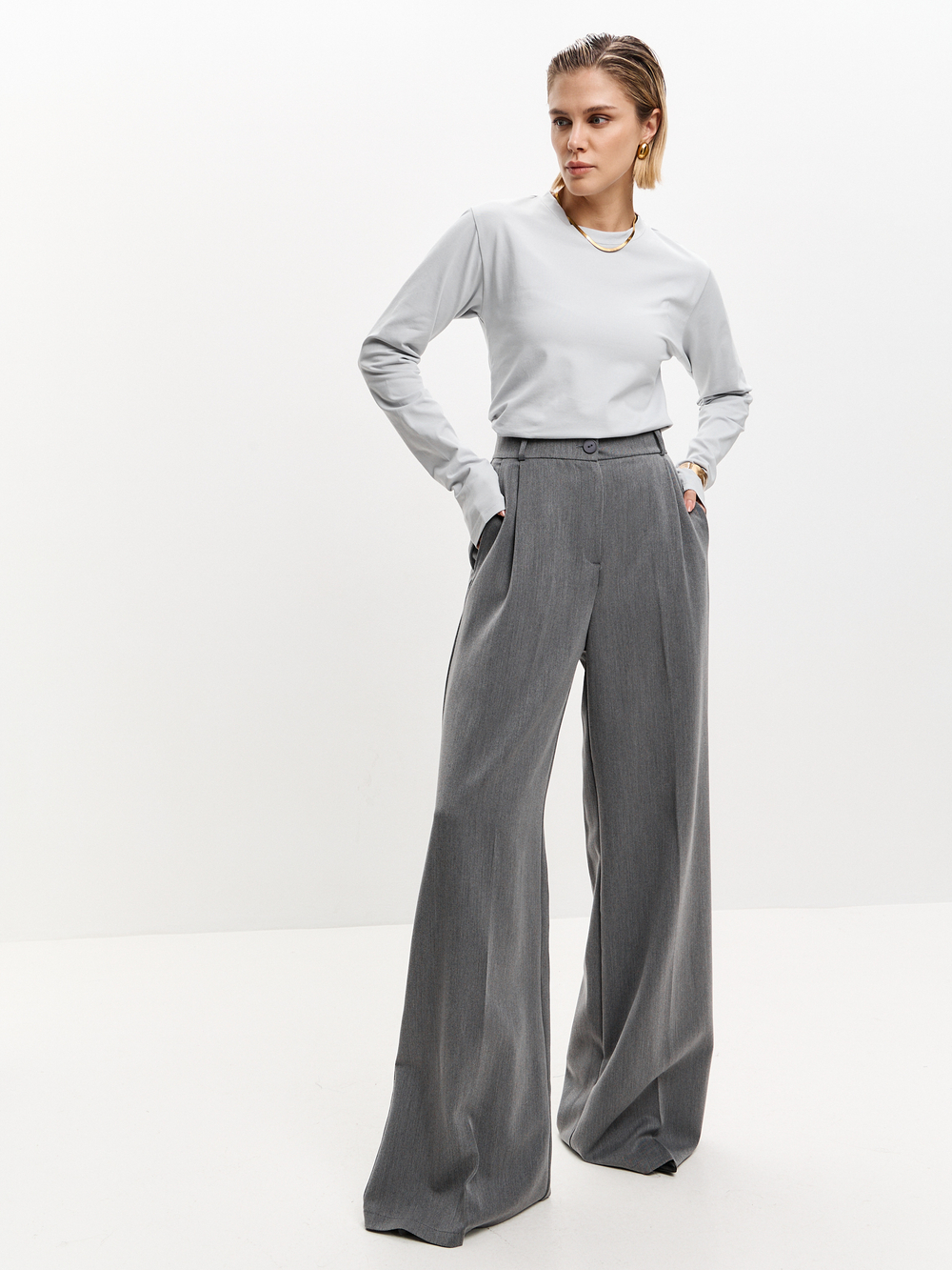 Темно-серые брюки Lite