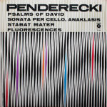Krzysztof Penderecki / Psalms Of David. Sonata Per Cello. Anaklasis. Stabat Mater. Fluorescences (LP)