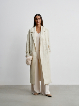 Облегчённый пуховик VANESSA, молочный