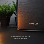 Корпус TESLA 1708BM, Без БП, mATX, чёрный, 2xUSB2 (TSL-1708-BM)