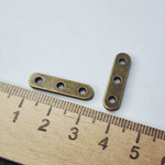 Коннектор, разделитель нитей, бижутерный сплав, 24×6мм, штучно