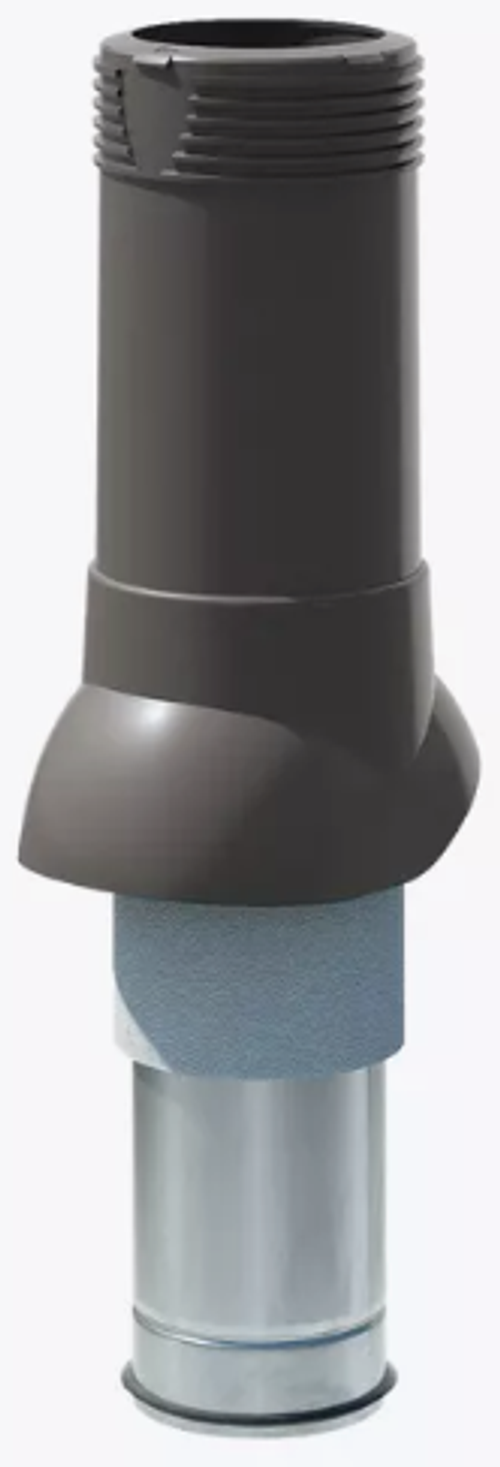 Вентиляционный выход изолированный 125/160/500 серый