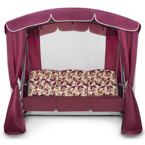 Садовые Качели Рандеву Люкс бордо