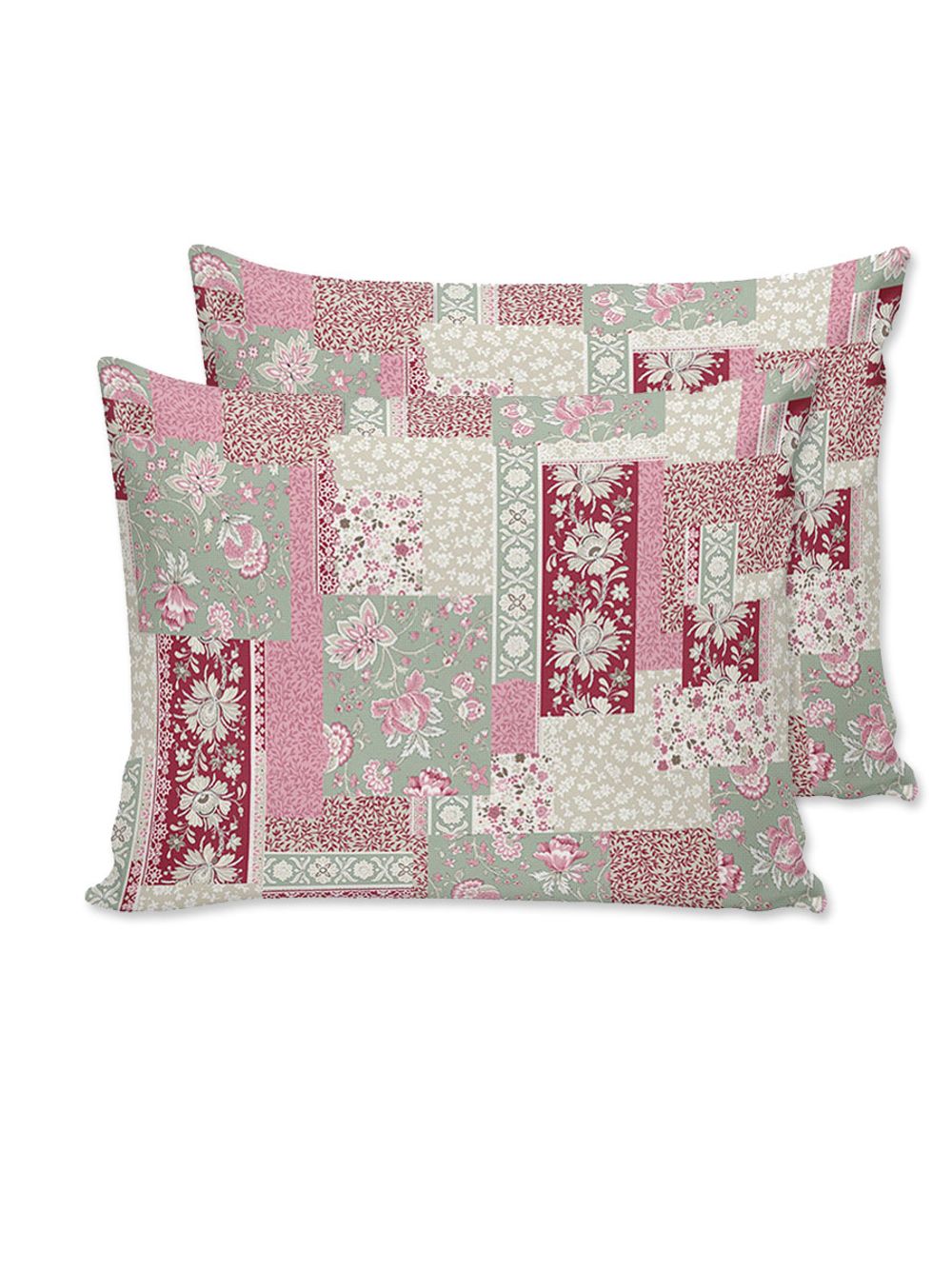 Наволочка комплект 2шт Сказка "Лоскутная мозаика-" 50х70 см, перкаль