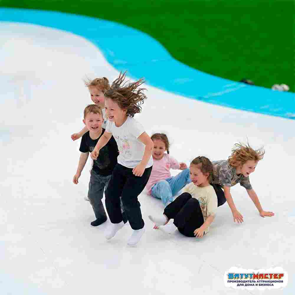 Надувная подушка на платформе «Весёлая зебра» 21,3×14,5×1,35 м