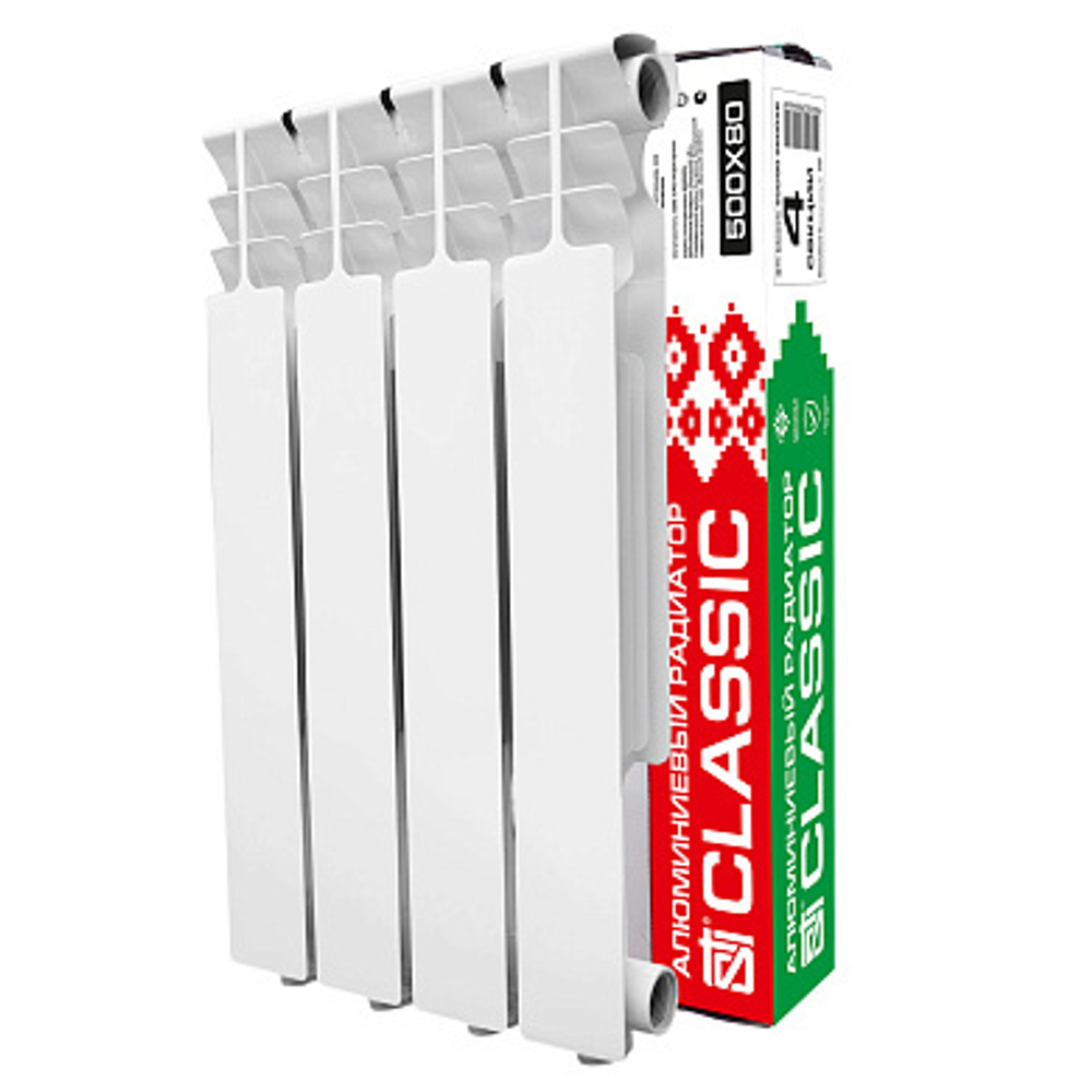 Алюминиевый радиатор STI Classic 500/80 (S500A6) 4 сек.