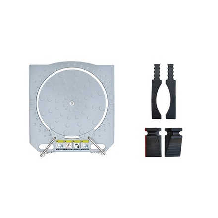 Пара поворотных кругов г/п 4 т, алюминиевый сплав, диаметр 360 мм, AREO (Китай)