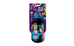 Фляга TRIX Little Monster детская, 500 мл, защитная крышка, LDPE, фиолетовая