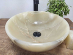 Раковина из оникса Bowl Yellow TinLip BO-61021 40*40*15