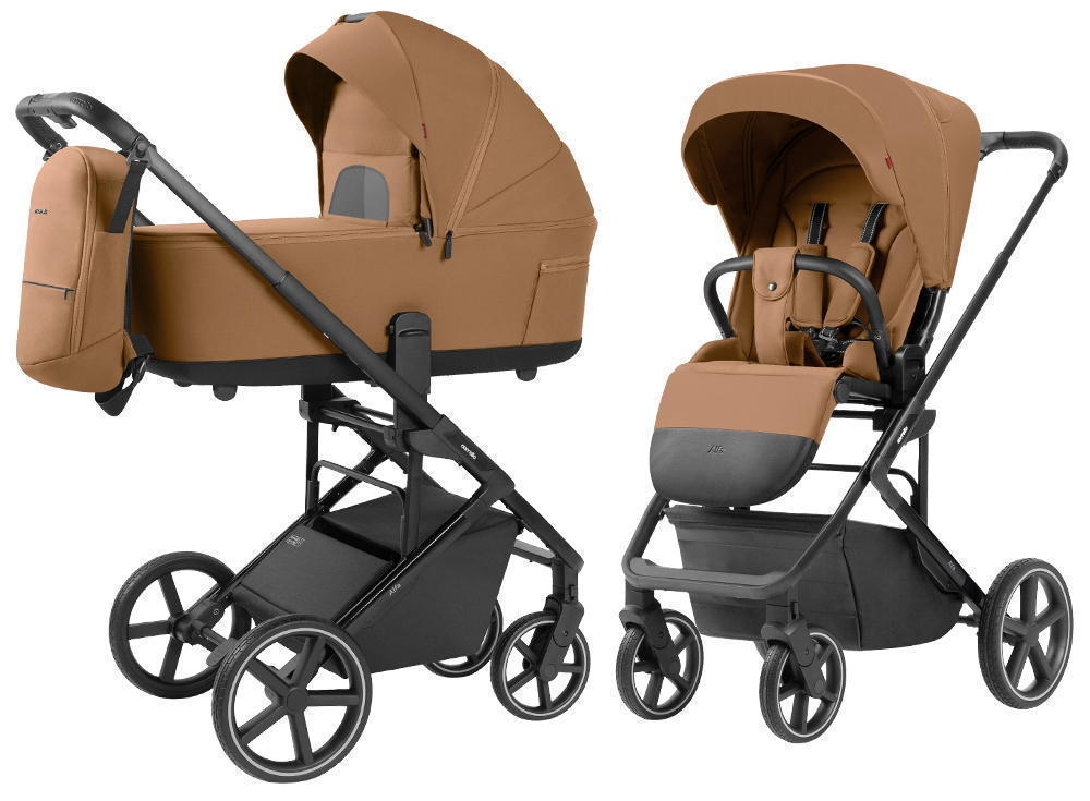 Коляска Carrello Alfa CRL-6522 2025 Cybex Cloud G i-Size Fog Grey 3 в 1 Honey Beige