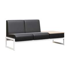 Module Диван двухмест. столик унив. MD.D2-ST2 Oregon 16/Акация Лорка/Металл Белый 1855*700*800